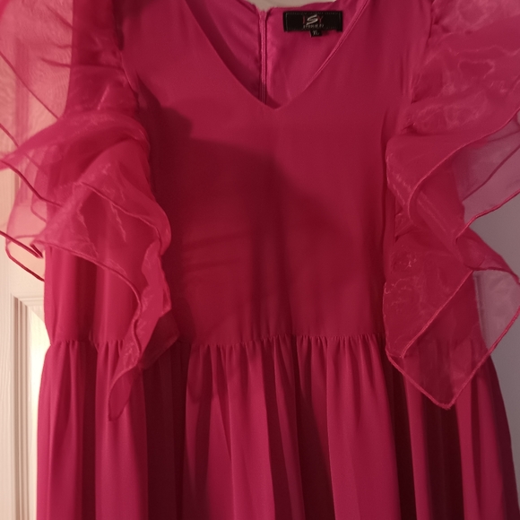 Fushia Maxi Dress - Picture 2 of 3